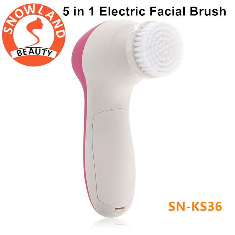 5 in 1 Facial Washing Brush Cleansing Brush Face Body Skin Care 3