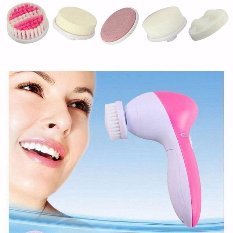 5 in 1 Facial Washing Brush Cleansing Brush Face Body Skin Care 4