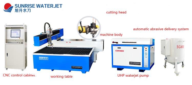 5 axis waterjet cutter for ceramic tile and marble cutting 4