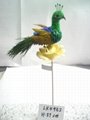 Handmade peacock