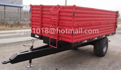 5 tons agricultural tipping trailer farm trolley