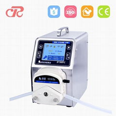 Peristaltic pump for beverage filling and dispensing