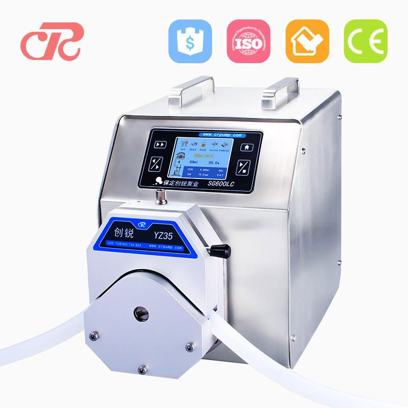 Peristaltic pump fordistributiondistribution in experiment