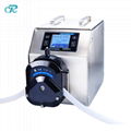 Peristaltic pump for transmission and