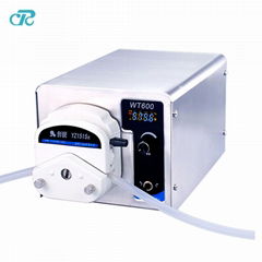 Reflux brushless sewage conveying peristaltic pump