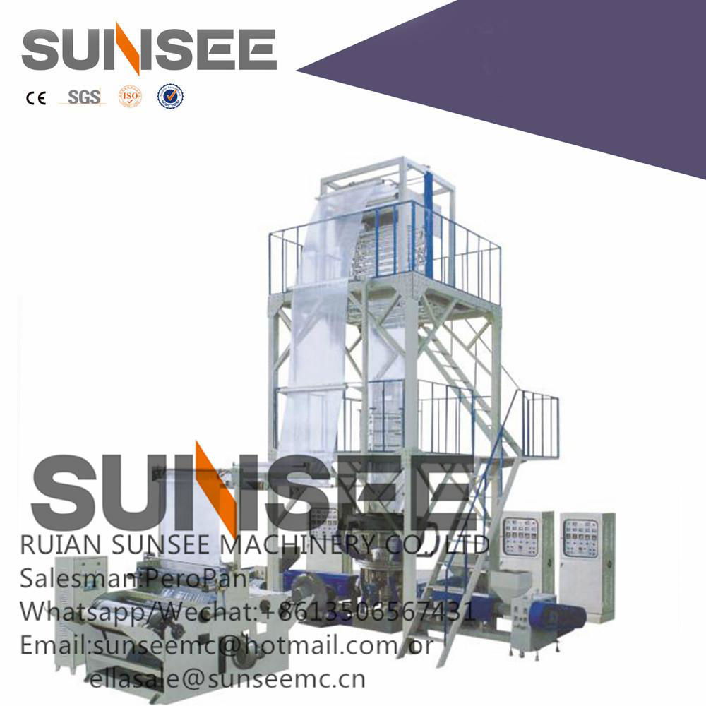 Sunsee machinery plastic film blown machine 5