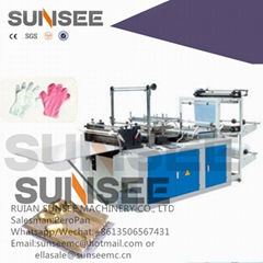 Semi-Auto double line disposable glove making machine