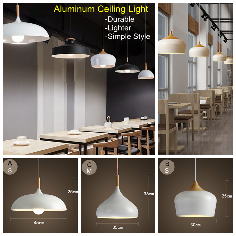 Bar Restaurant Cafe Aluminum Shade home decorate lamp customized Ceiling light