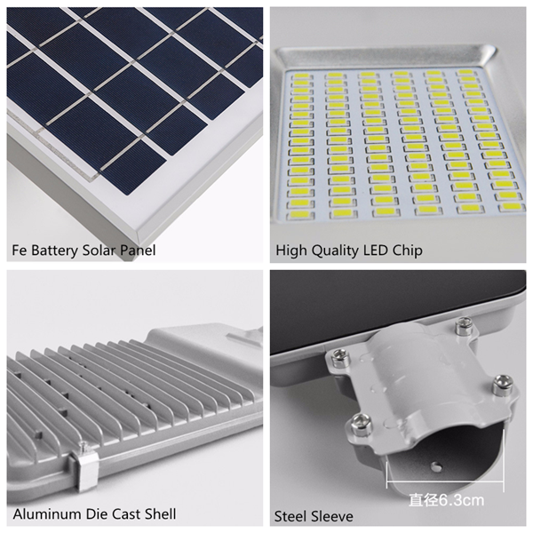 Outdoor Waterproof polysilicon solar sensor induction LED Corridor streetlight  2