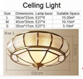 Retro style Glass Celling Light GL101