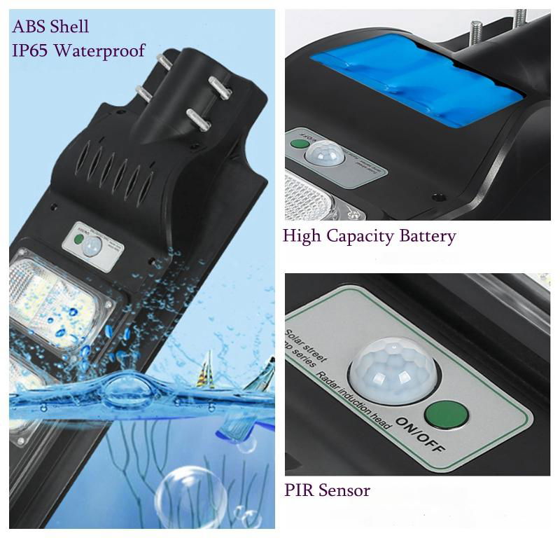 High capacity Battery Solar Cell LED street Light GL202 2