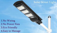 High capacity Battery Solar Cell LED