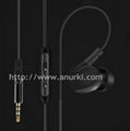 Sport Hands free Stereo Wired Earphones with Microphone and Volume Control 2