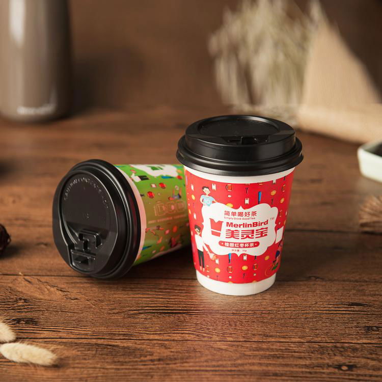 New invent poplar paper cup tea with premium tea inside 2