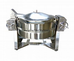 Manual tiltable pressure boiler