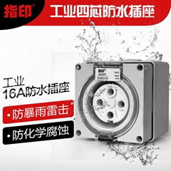 Zing  industrial socket power socket industrial four-core socket