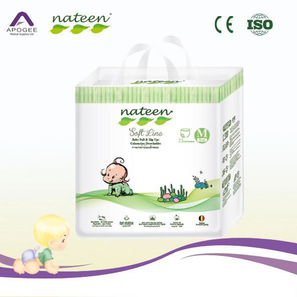 OEM free samples factory supply sleepy baby diapers pants 2