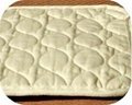 100% Organic Cotton Quilted Padding Damask Outer All Natural Baby Bed Crib  2