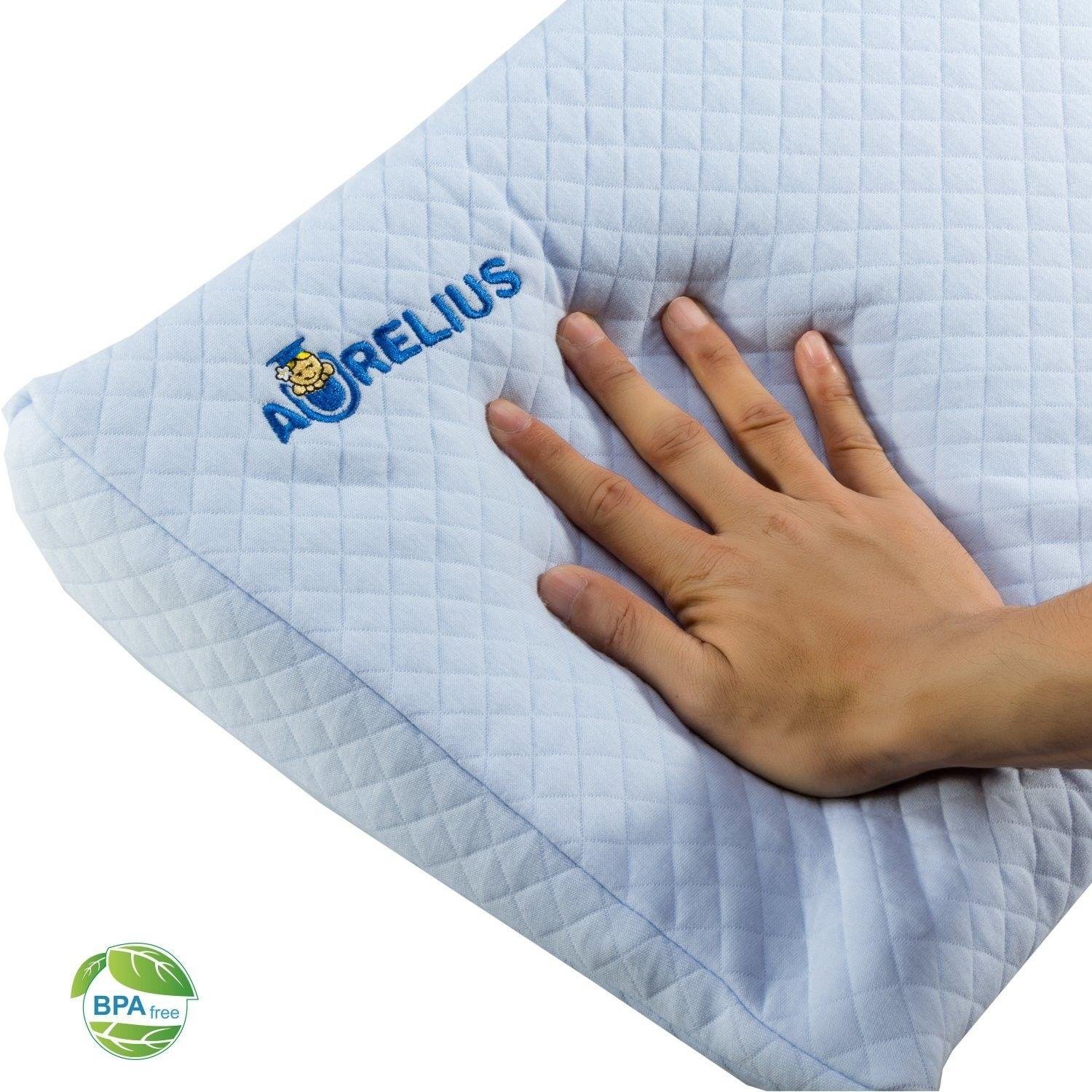 Sleep Pillow for Baby Mattress Universal Crib Wedge Memory Foam Top Quality 2