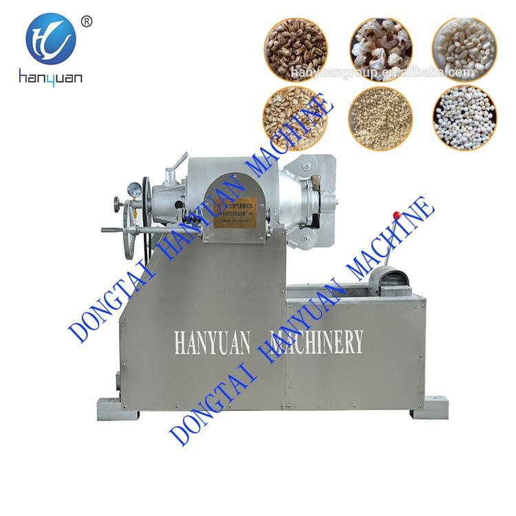 Large Air Flow cereal Puffing Machine for corn and rice 