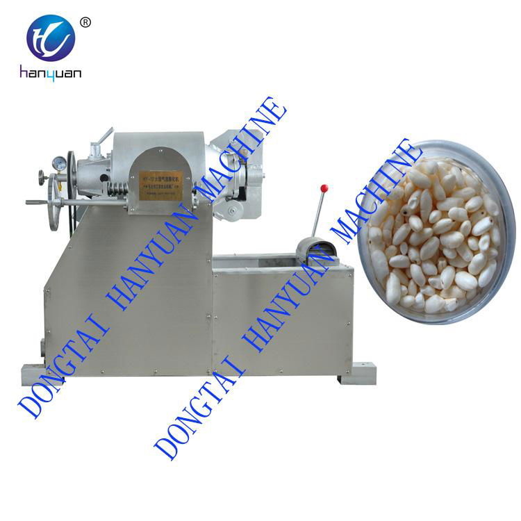 Large Air Flow cereal Puffing Machine for corn and rice  3