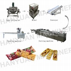 factory multifuction cereal bar granola processing line