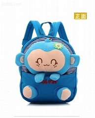 Kids Soft Cartoon Baby Backpack Animal Image School Bag