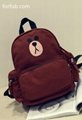 Casual Backpack School Outdoor Travel Bag Large Capacity Animal Bear Style 2