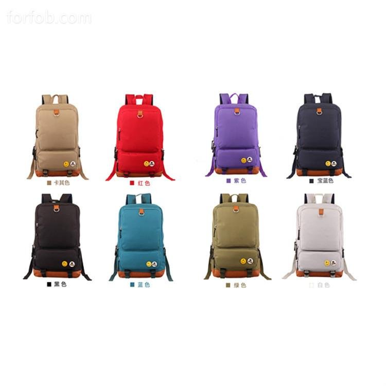 Fashion Nylon Women Foldable Backpack College Middle High School Bag For Young 2