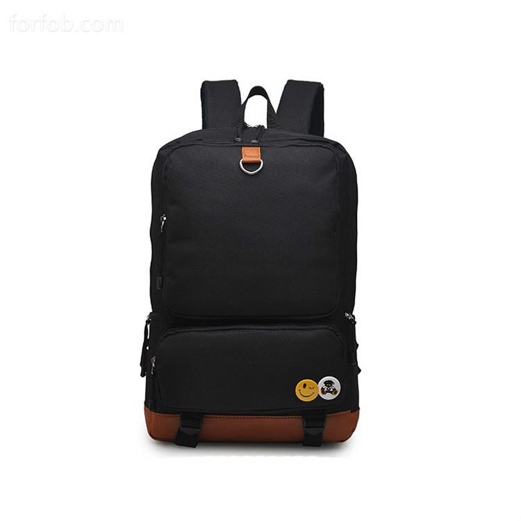 Fashion Nylon Women Foldable Backpack College Middle High School Bag For Young 3