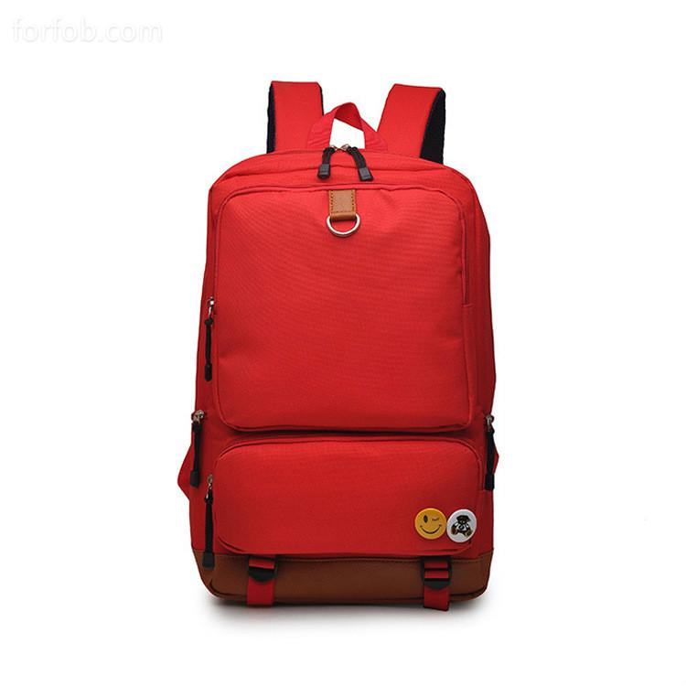 Fashion Nylon Women Foldable Backpack College Middle High School Bag For Young 4