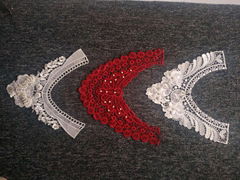 popular embroidery collar with beaThe price is a matter of negotiation