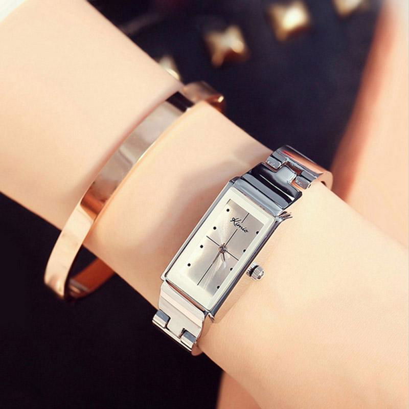 Fashion women square watch 4