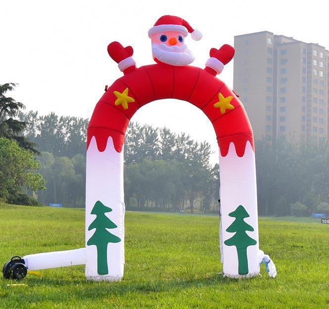 Inflatable Christmas Arch/ Inflatable Socks Arch/Inflatable candy arch for the C