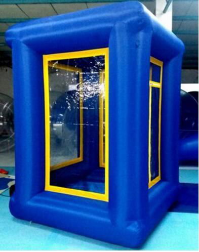 Popular inflatable cash cube/inflatable money machine booth for fun 2