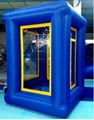 Popular inflatable cash cube/inflatable money machine booth for fun 2