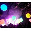 Inflatable hanging LED inflatable sphere ball for the decration 