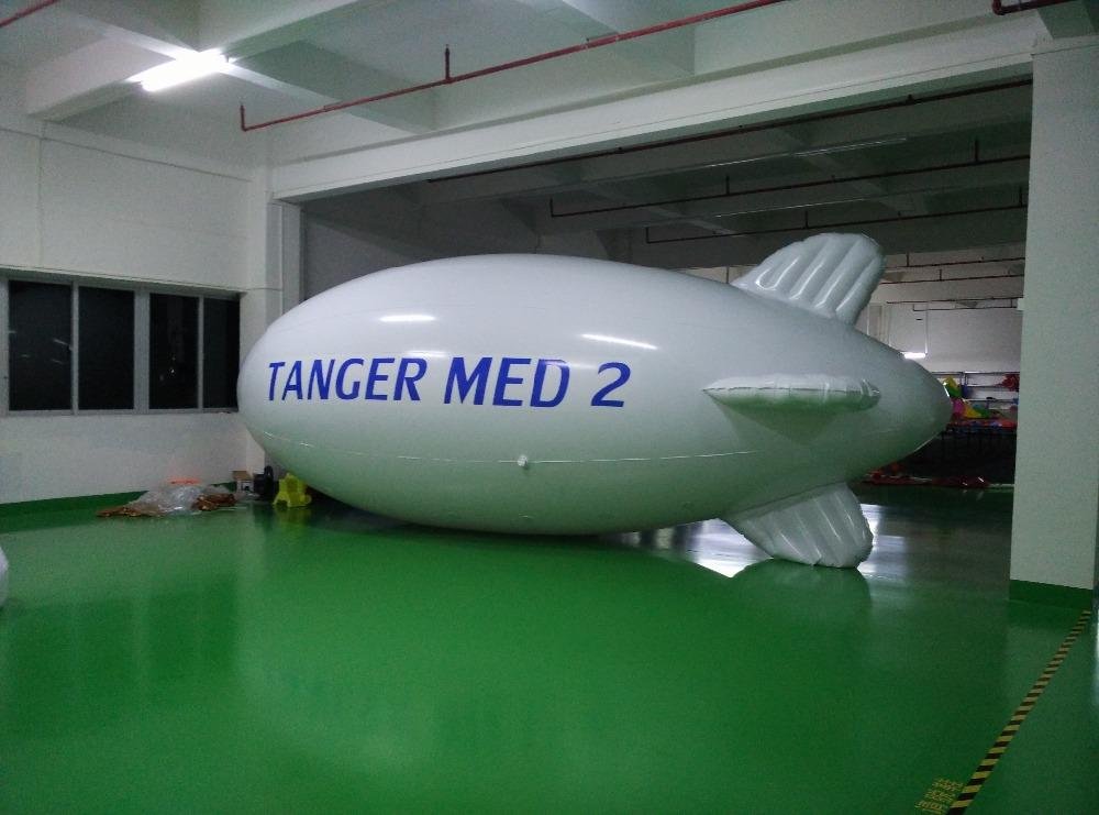 8m inflatable helium blimp balloon inflatable airplane for sale design 5
