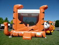 Giant custom inflatable tiger bounce inflatable bouncy castle for outdoor 4