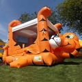 Giant custom inflatable tiger bounce inflatable bouncy castle for outdoor 1