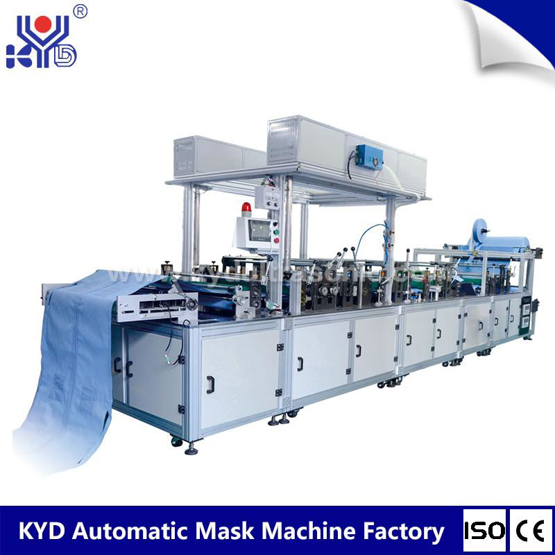 KYD  high quality hot sale automatic disposable Medical Gowns Making Machine