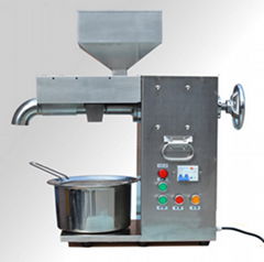 Commercial electric hot and cold oil press machine stainless steel