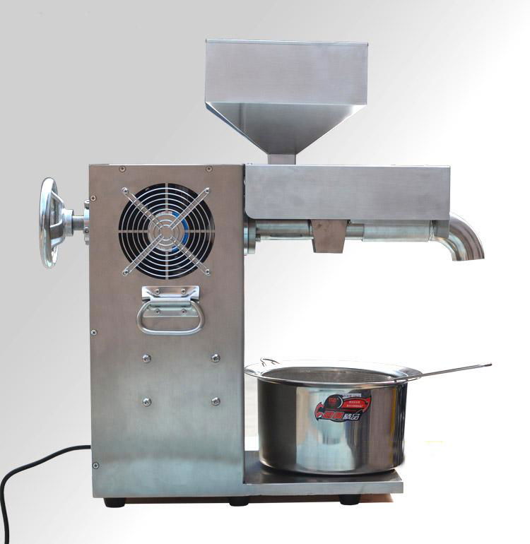 Commercial electric hot and cold oil press machine stainless steel 2