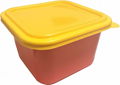 Square PP Disposable Square Bright Lunch Box with Lid 1100ml  38oz