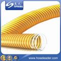 PVC Reinforced Spiral Suction Powder Water Garden Pipe Hose 4