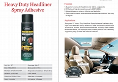 Heavy duty headliner spray adhesive