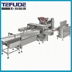 Toast Rusk feeding and packing machine