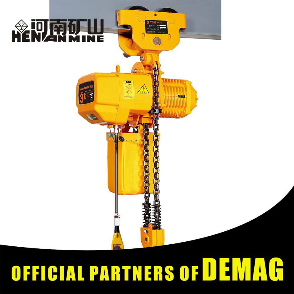 Reasonable price mini electric chain hoist used on overhead crane bridge crane