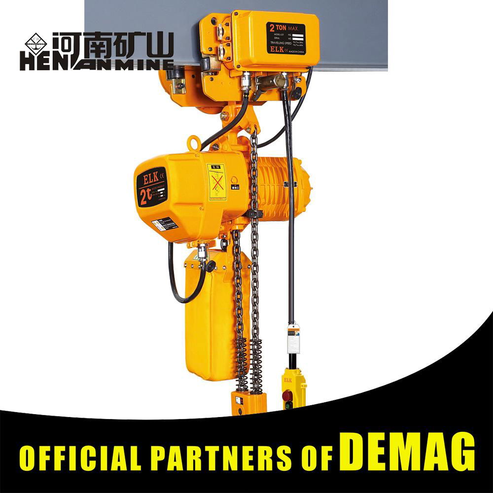 Reasonable price mini electric chain hoist used on overhead crane bridge crane 3