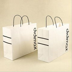 Custom Printed Paper Bread Bags Paper Grocery Bags